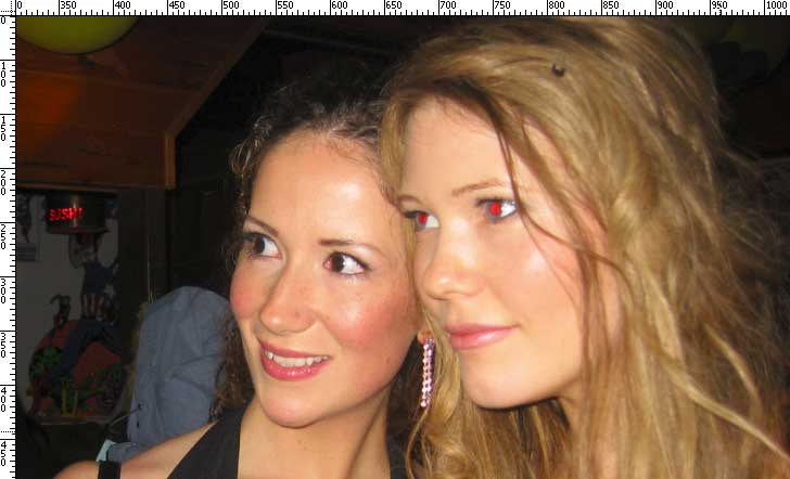 Before Red Eye Reduction